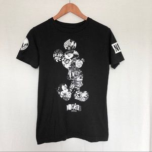 NEFF Black Mickey Mouse Graphic T Shirt
